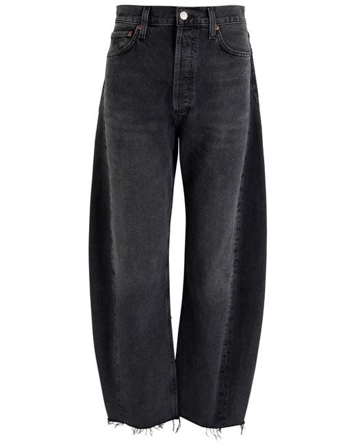 Agolde Blue Luna Barrel-Leg Jeans