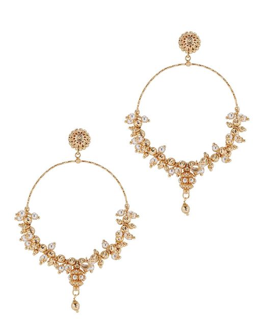 Soru Jewellery Multicolor Mega 24kt Gold Vermeil Hoop Earrings
