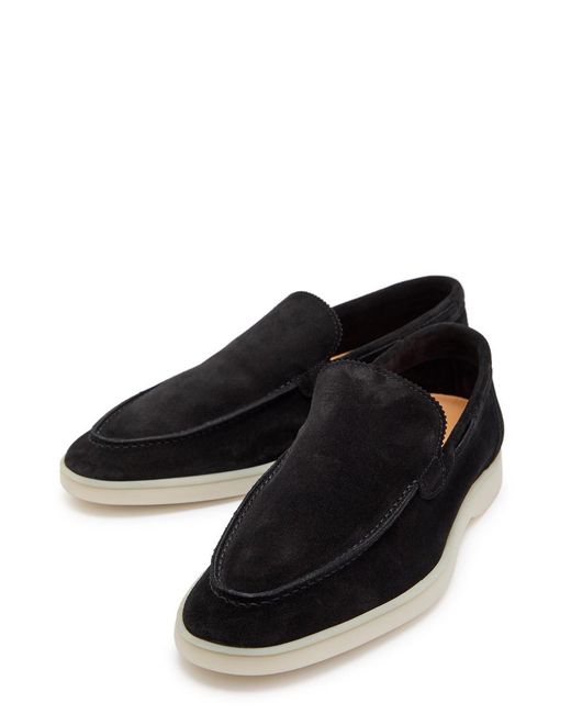 Aurélien Black Yacht Suede Loafers for men