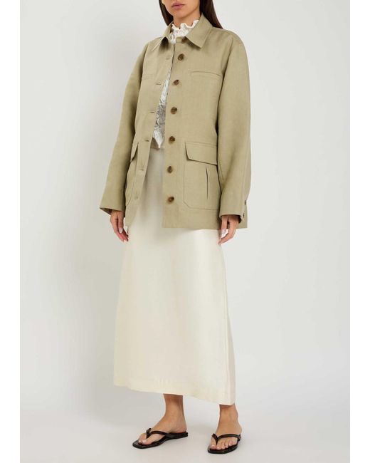 Heirlome Natural Linen Barn Jacket