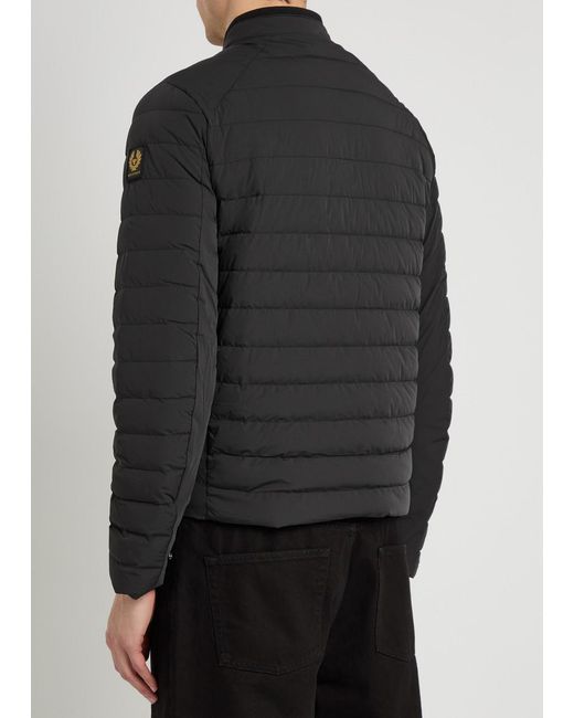 Belstaff Black Chassis Padded Stretch-Shell Jacket for men