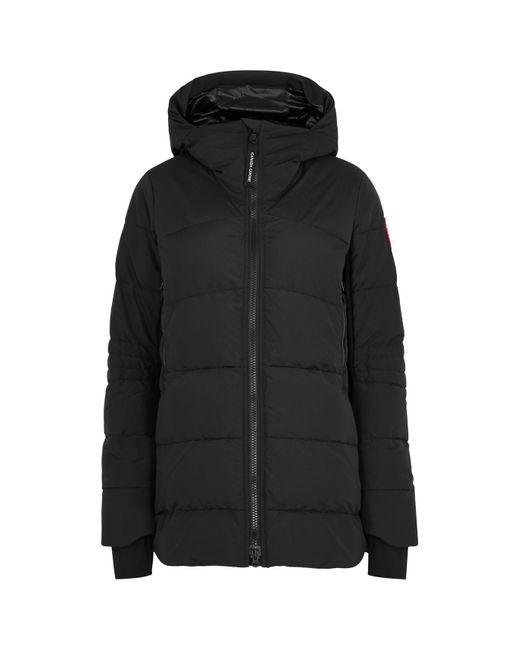 Canada Goose Black Hybridge Quilted Matte Shell Coat, , Coat, Quilted