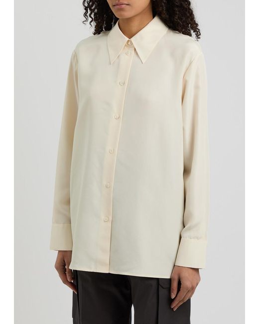 Rohe White Washed Silk Shirt