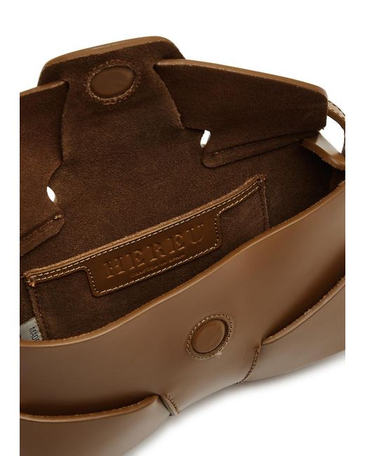 Hereu Brown Mabra Leather Cross-body Bag