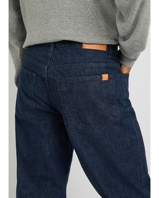 Calvin Klein Blue Straight-Leg Jeans for men