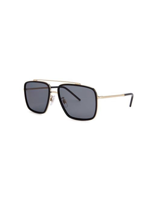 Dolce & Gabbana Black Tone Aviator-Style Sunglasses, Sunglasses for men