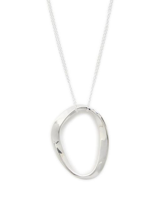Agmes White Isabel Sterling Necklace
