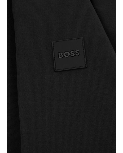 Boss Black Logo Shell Bomber Jacket for men