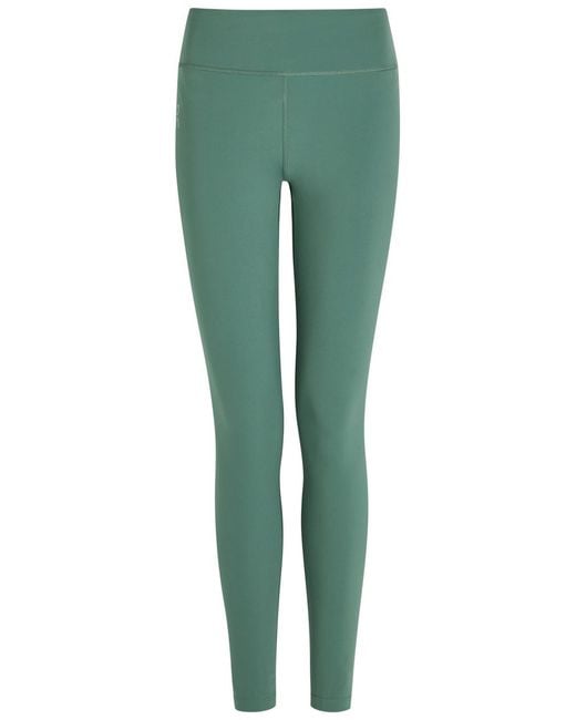 On Shoes Green Core Logo Stretch-Jersey Leggings