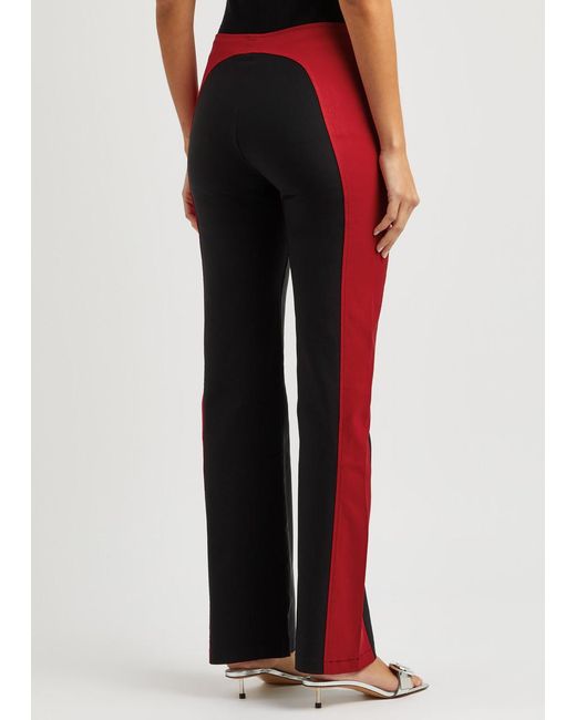 GIMAGUAS Black Saona Panelled Stretch-jersey Trousers