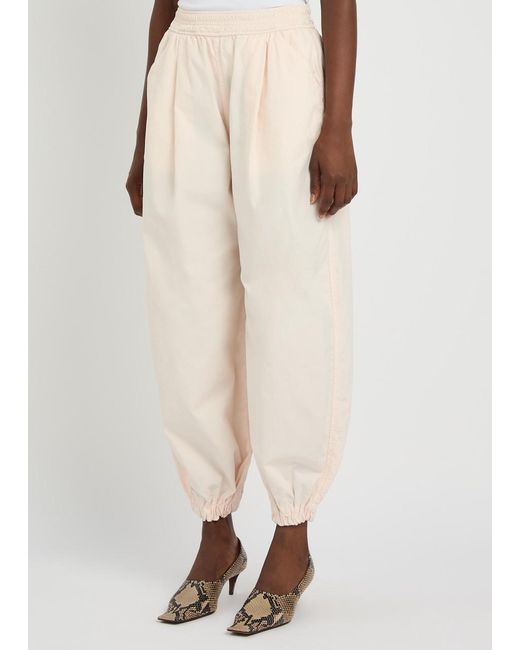 RÙADH Pink The Forbes Balloon-Leg Cotton Trousers