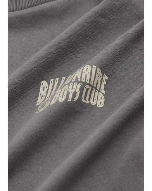 BBCICECREAM Gray Arch Logo Cotton T-Shirt for men