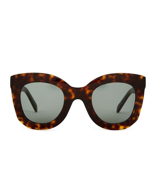 Céline Brown Oversized Sunglasses Tortoiseshell, Lenses, Designer-Stamped Arms, 100% Uv Protection