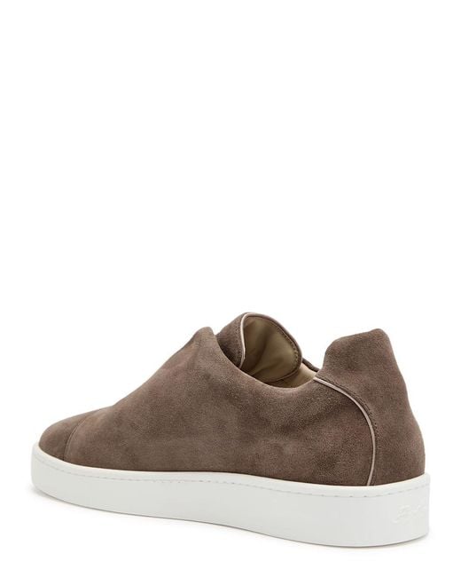 Aurélien Brown Aur3 Suede Sneakers for men