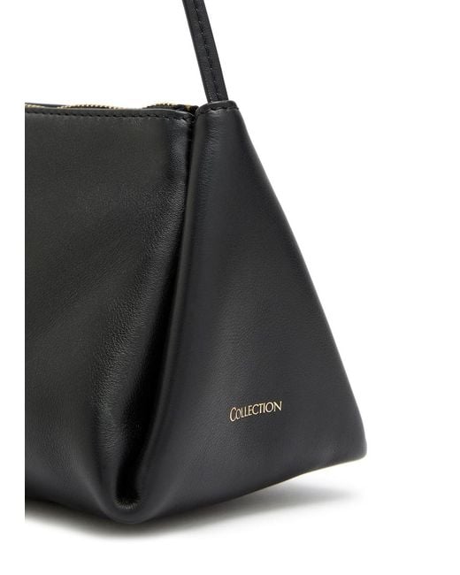 Calvin Klein Black Aurelis Leather Shoulder Bag