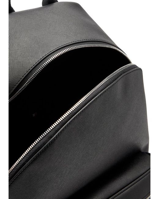 Boss Black Northon Logo Saffiano Leather Backpack for men
