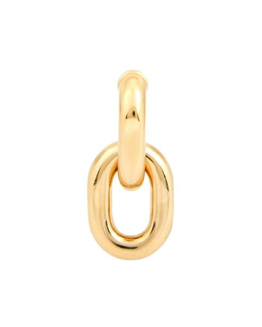 Rabanne Xl Link Hoop Earrings in Metallic Lyst