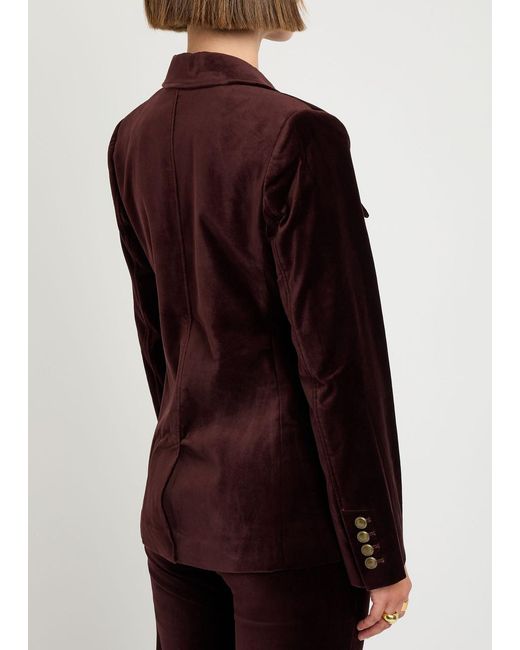 PAIGE Purple Reign Velvet Jacket