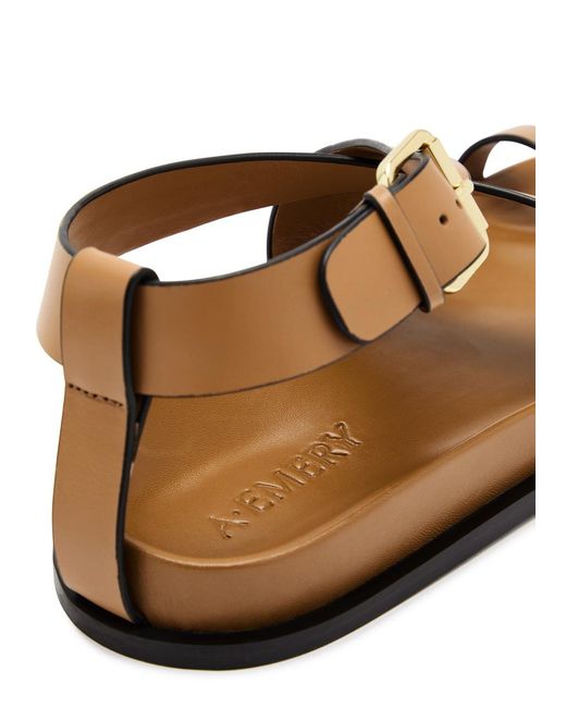 A.Emery Brown A. Emery Dula Leather Sandals