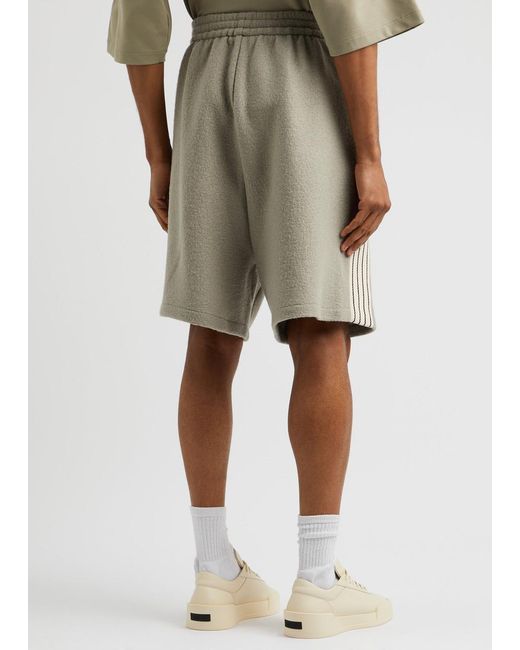 Fear Of God Gray Striped Wool Shorts for men