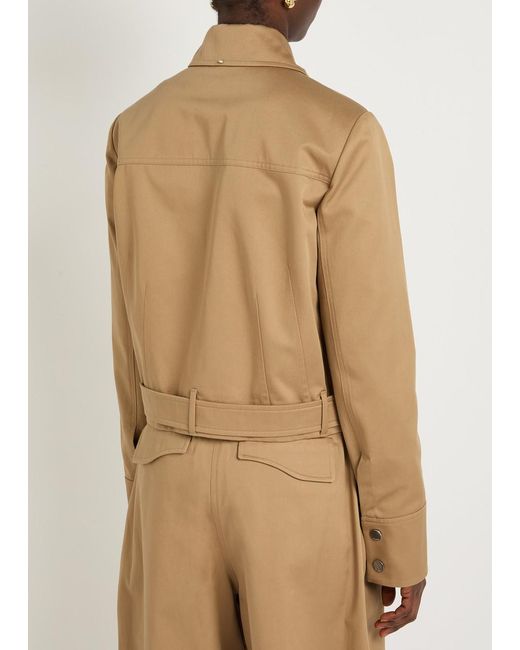 Sportmax Natural Belted Cotton Jacket