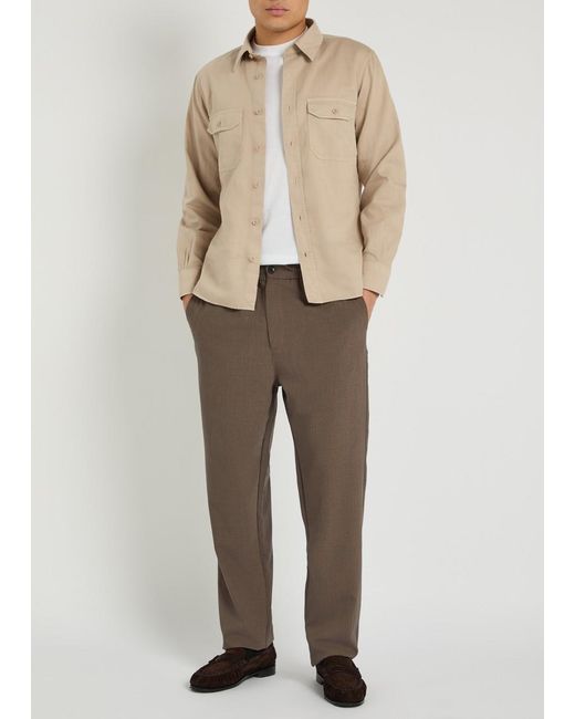 Tom Ford Natural Cotton And Linen-Blend Shirt for men