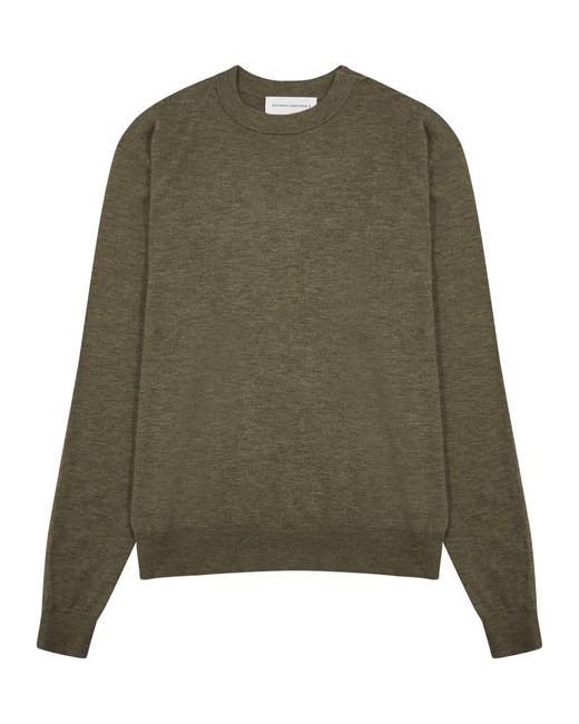 Extreme Cashmere Green N°233 Class Cashmere-blend Jumper for men