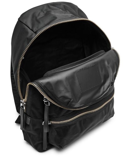 Marc Jacobs Black The Biker Medium Nylon Backpack