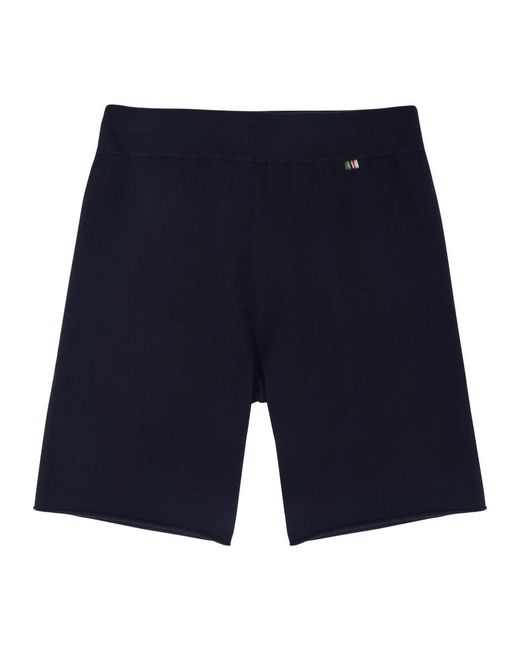 Extreme Cashmere Blue N°240 Laufen Cashmere-blend Shorts for men