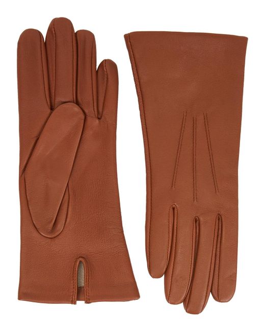 Dents Felicity Brown Leather Gloves