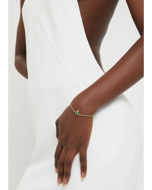 Vivienne Westwood Metallic Reina Small Orb Bracelet