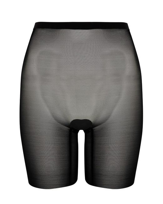 Wolford Gray Control Sheer Tulle Shorts