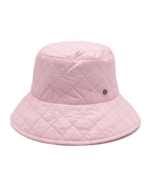 Maison Michel Pink Angele Quilted Bucket Hat