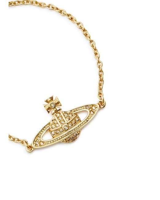 Vivienne Westwood Metallic Mini Bas Relief Orb Bracelet