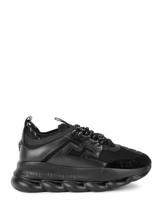 versace shoes black