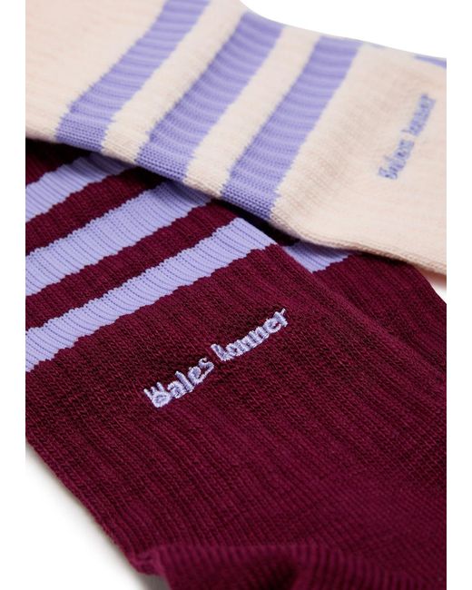 Wales Bonner Brown Adidas X Cotton-Blend Socks