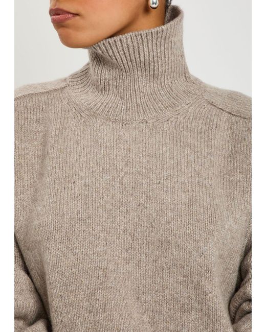 Khaite Natural Willem Ribbed Cashmere Jumper