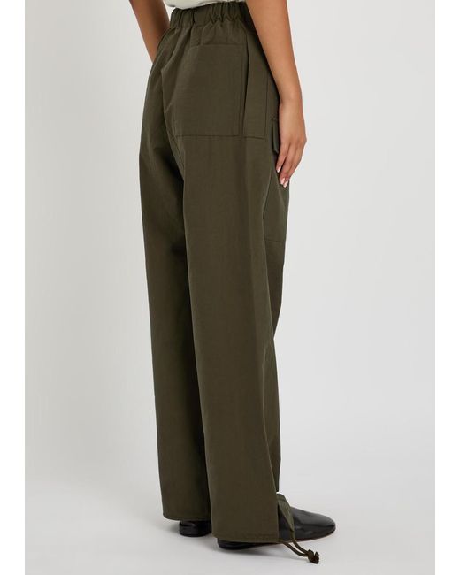 J.W. Anderson Green Parachute Track Pants