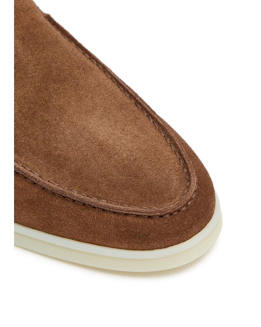 Aurélien Brown City Suede Loafers for men