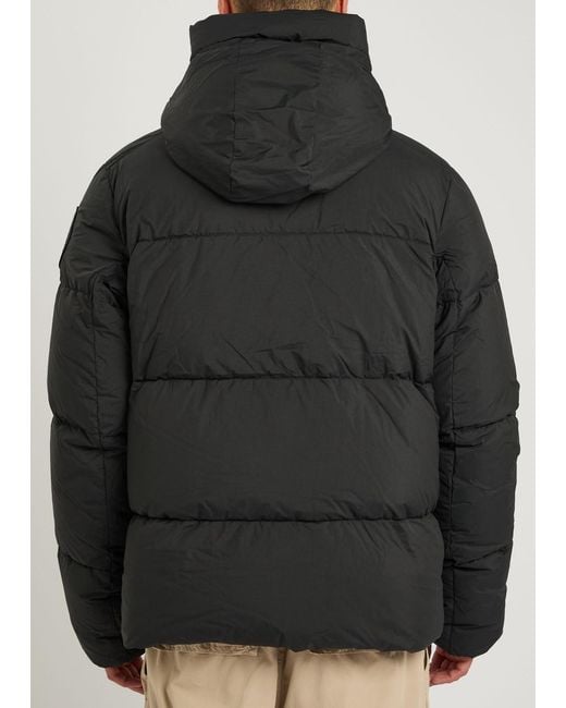 Canada Goose Black Crofton Padded Shell Jacket for men