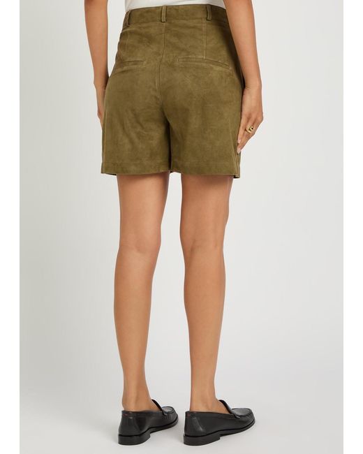 Arma Green Bobby Suede Shorts