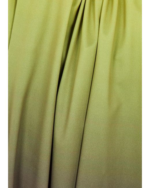 GIMAGUAS Green Alba Ombré Jersey Mini Dress