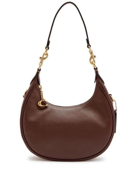 COACH Brown Jonie 22 Leather Shoulder Bag