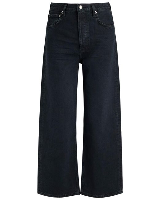 Agolde Blue Ren Wide-Leg Jeans