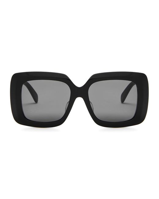 Céline Black Oversized Square-frame Sunglasses