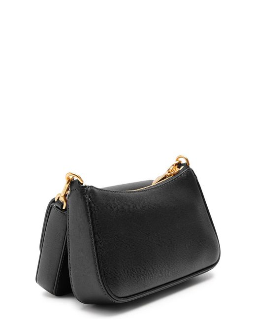 Kate Spade Black Double Up Leather Cross-body Bag