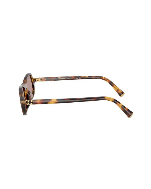 Miu Miu Multicolor Narrow Rectangle-Frame Sunglasses