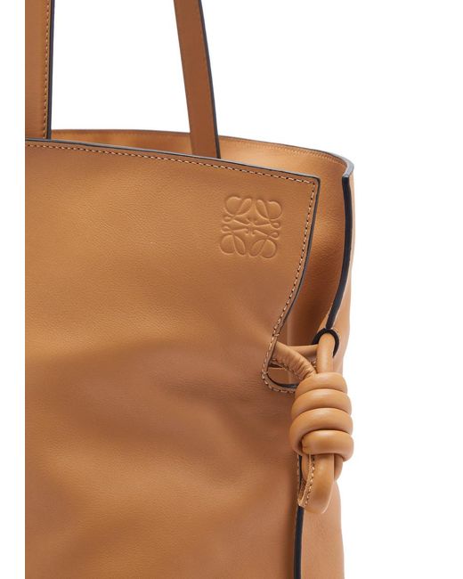 Loewe Brown Flamenco Large Leather Shoulder Bag