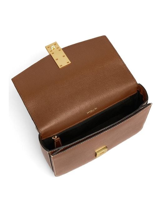 DeMellier London Brown The Vancouver Leather Cross-Body Bag