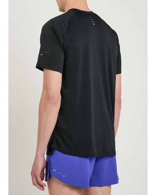 Nike Black Dri-Fit Adv Jersey Running T-Shirt for men